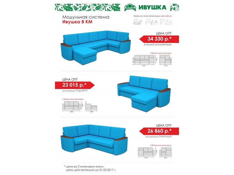 модульный диван ивушка 8 км в Пензе