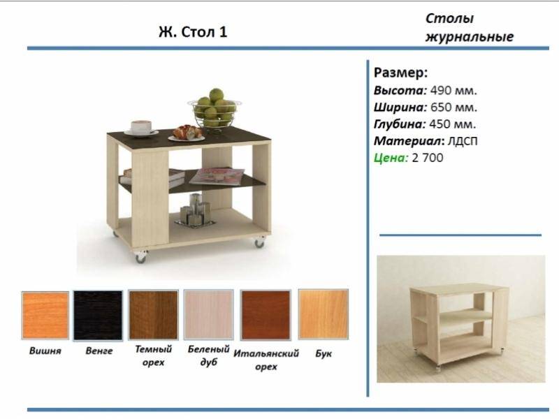 журнальный стол 1 в Пензе