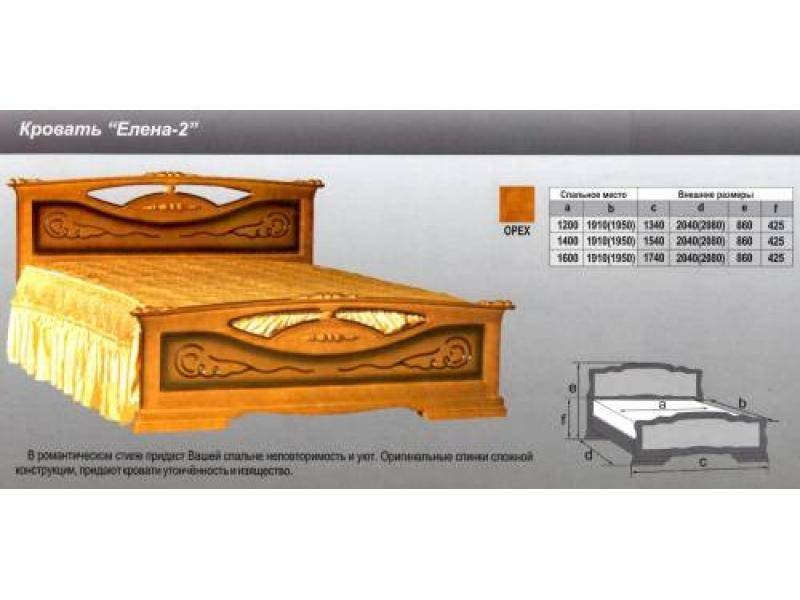 кровать елена 2 в Пензе