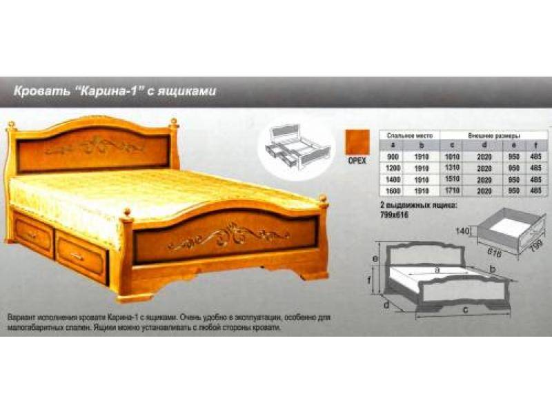 кровать карина 1 в Пензе