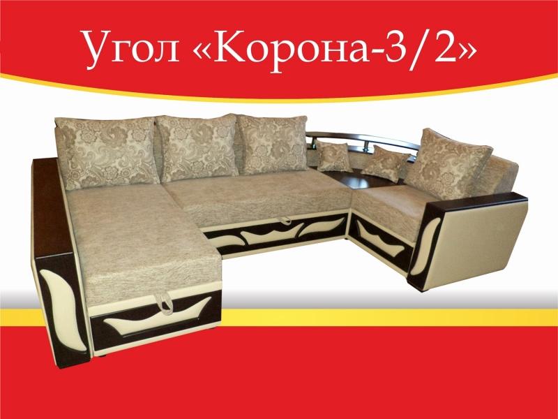 угловой диван корона-3/2 в Пензе