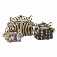 корзины с крышкой lorraine, набор из 3 шт. в Пензе