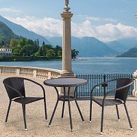 комплект мебели из искуственного ротанга ceri коричневый на 2 персоны в Пензе