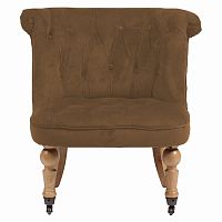 кресло amelie french country chair коричневое в Пензе