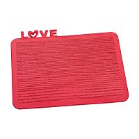 разделочная доска happy board love, красная в Пензе