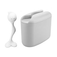 контейнер для хранения продуктов с ложкой hot stuff m, 350гр, серый в Пензе