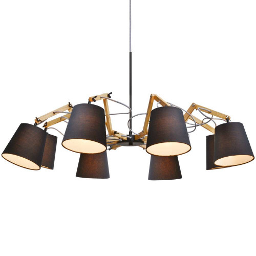 подвесная люстра arte lamp pinoccio a5700lm-8bk в Пензе