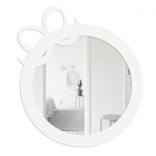 зеркало круглое с бантом белое ribbon в Пензе