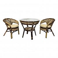 комплект обеденный java-1 на 2 персоны коричневый в Пензе