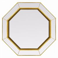зеркало золотое венецианское восьмиугольное espresso gold в Пензе