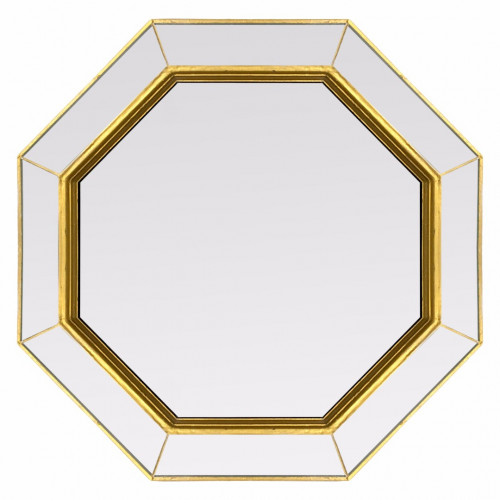 зеркало золотое венецианское восьмиугольное espresso gold в Пензе