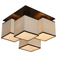 потолочная люстра arte lamp quadro a4402pl-4bk в Пензе