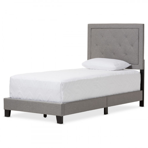 кровать paris linen upholstered gray 140х200 в Пензе