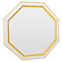 зеркало венецианское восьмиугольное желтое yellow octagon в Пензе