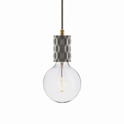 подвесной светильник beton glitter gray brass в Пензе
