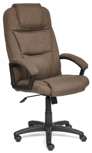 компьютерное кресло tetchair бергамо (крестовина пластик, обивка ткань) для руководителя в Пензе