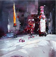 картина маслом вино и свечи в Пензе
