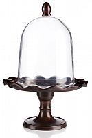 сервировочный поднос с куполом crystal dome dark в Пензе