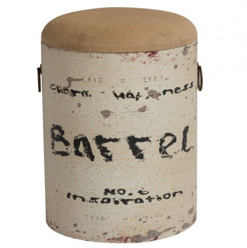 столик-табурет barrel white бежевый в Пензе