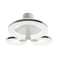 потолочный светодиодный светильник idlamp jenevra 397/3pf-ledwhitechrome в Пензе