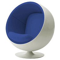 детское кресло eero ball chair бело-синее в Пензе