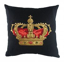 подушка с картинкой короны king crown black в Пензе