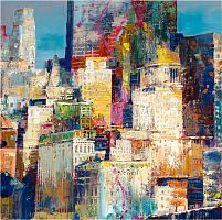 картина маслом мегаполис в Пензе