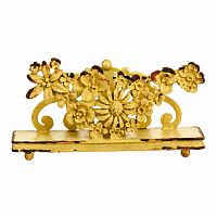 подставка для визиток pewter flower золотой в Пензе
