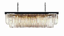 люстра odeon l120 black&glass серая, прозрачная в Пензе
