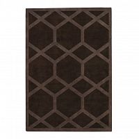 ковер ashton cocoa coffe 120x170 коричневый в Пензе