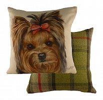 подушка с принтом waggydogs yorkie в Пензе