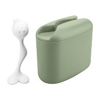 контейнер для хранения продуктов с ложкой hot stuff m, 350гр, эвкалиптовый в Пензе