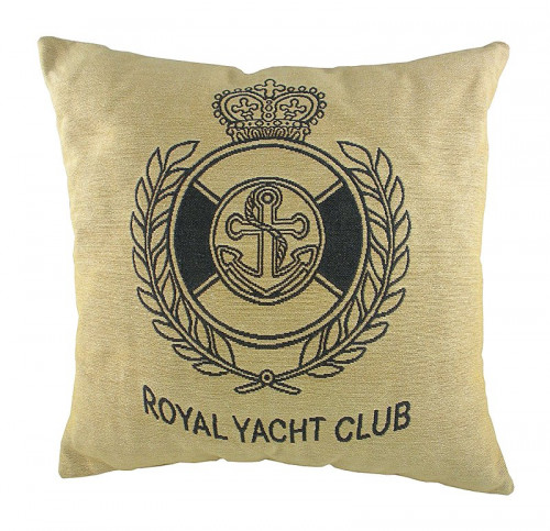 подушка с гербом королевского royal yacht club в Пензе