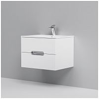 тумба под раковину am.pm spirit m70fhx0602wg33 подвесная, ящики с доводчиками, 60 см, белый глянец в Пензе