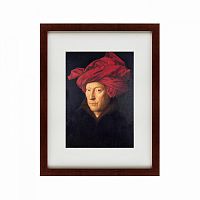 картина: portrait of a man in a chaperon (self-portrait), 1433 в Пензе