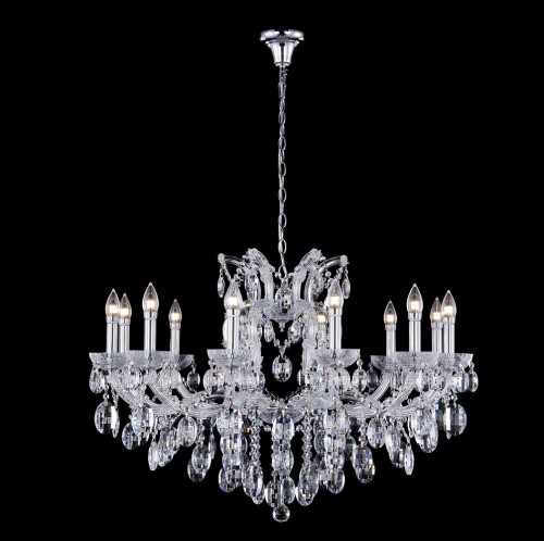 подвесная люстра crystal lux hollywood sp12 chrome в Пензе