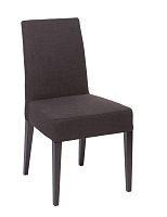 стул aylso dining chair кожа тёмно-коричневая в Пензе