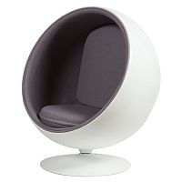 кресло eero ball chair серое в Пензе