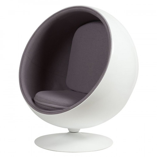 кресло eero ball chair серое в Пензе