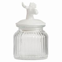 декоративная банка с крышкой deer маленькая в Пензе