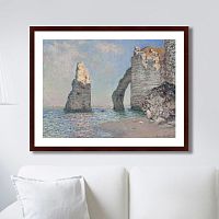 картина: the rock needle and the porte d'aval, 1885г. в Пензе