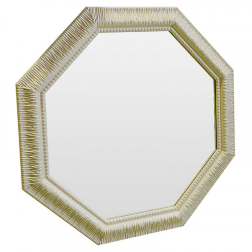 зеркало восьмиугольное бежевое с резьбой cozy beige в Пензе