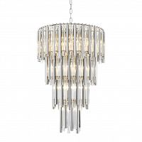 люстра gigi 13 nickel от delight collection прозрачная/никель в Пензе