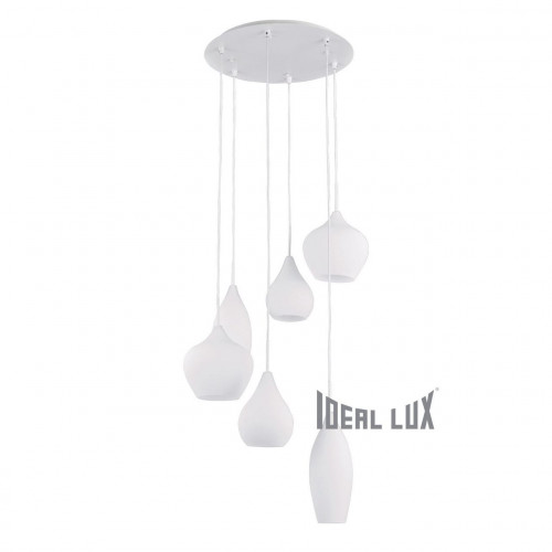 подвесная люстра ideal lux soft sp6 bianco в Пензе