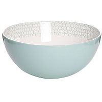 салатник бело-бирюзовый 25,8*25,8*11,8 в Пензе