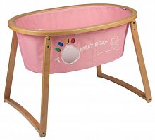 деревянная люлька с розовой колыбелью sleep up в Пензе