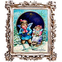 картина «с новым годом!» в раме «амели силвер», версия 22 в Пензе