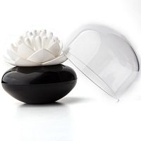 контейнер для хранения ватных палочек lotus черный-белый в Пензе