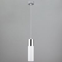 подвесной светильник eurosvet double topper 50135/1 led хром/белый в Пензе