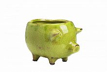 цветочный горшок pig planter зеленый в Пензе